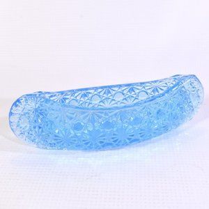 Fenton art glass vintage canoe daisy and button pattern